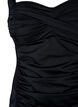 Draped tankini, Black, Packshot image number 2