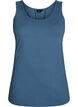 Solid color basic top in cotton, Grey, Packshot image number 0