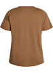 FLASH - T-shirt with print, Brown, Packshot image number 1
