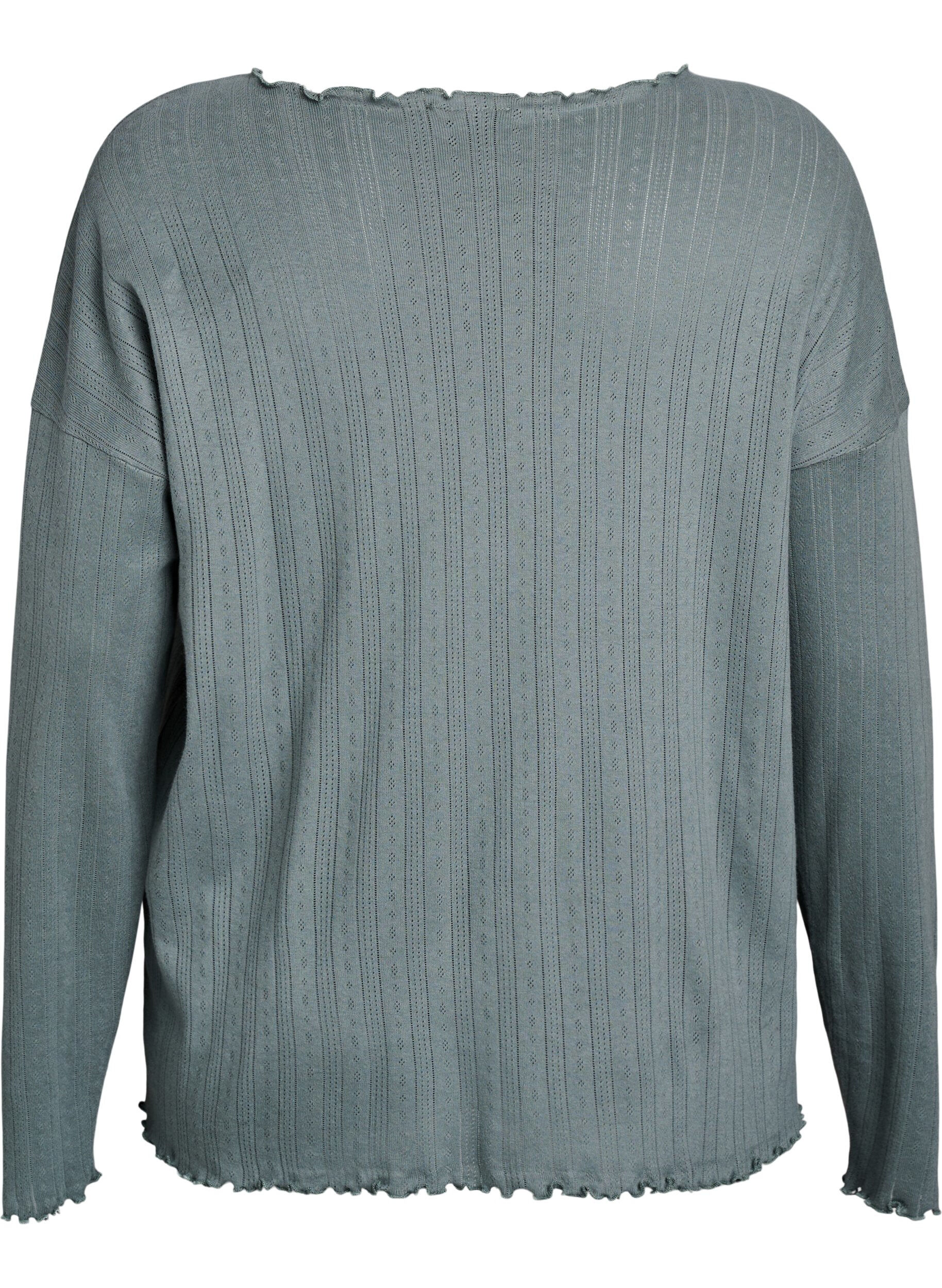 Zizzifashion Nightgown in organic cotton, Green, Packshot image number 1