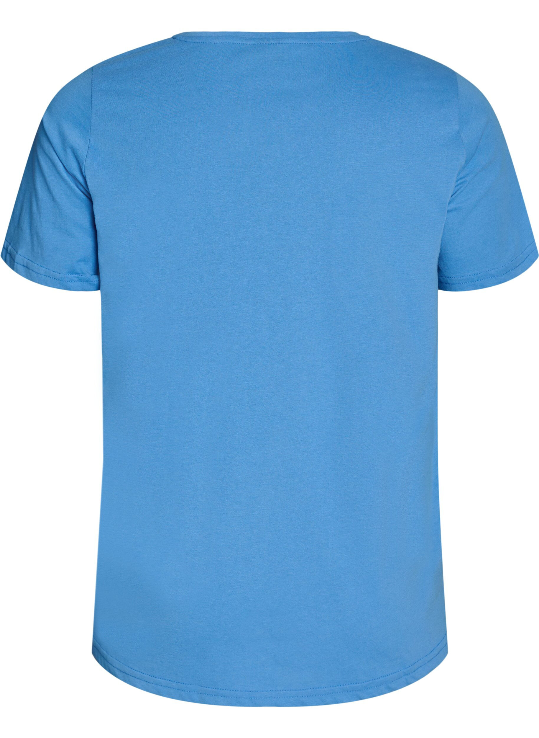 ZizzifashionT-shirt with motif, Blue, Packshot image number 1