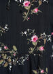 Floral print dress with tie fastening, Black, Packshot image number 2