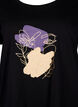Cotton T-shirt with a motif, Black w. Face Foil, Packshot image number 2
