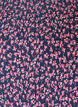 Blouse with smocked top and floral print, Blue, Packshot image number 2