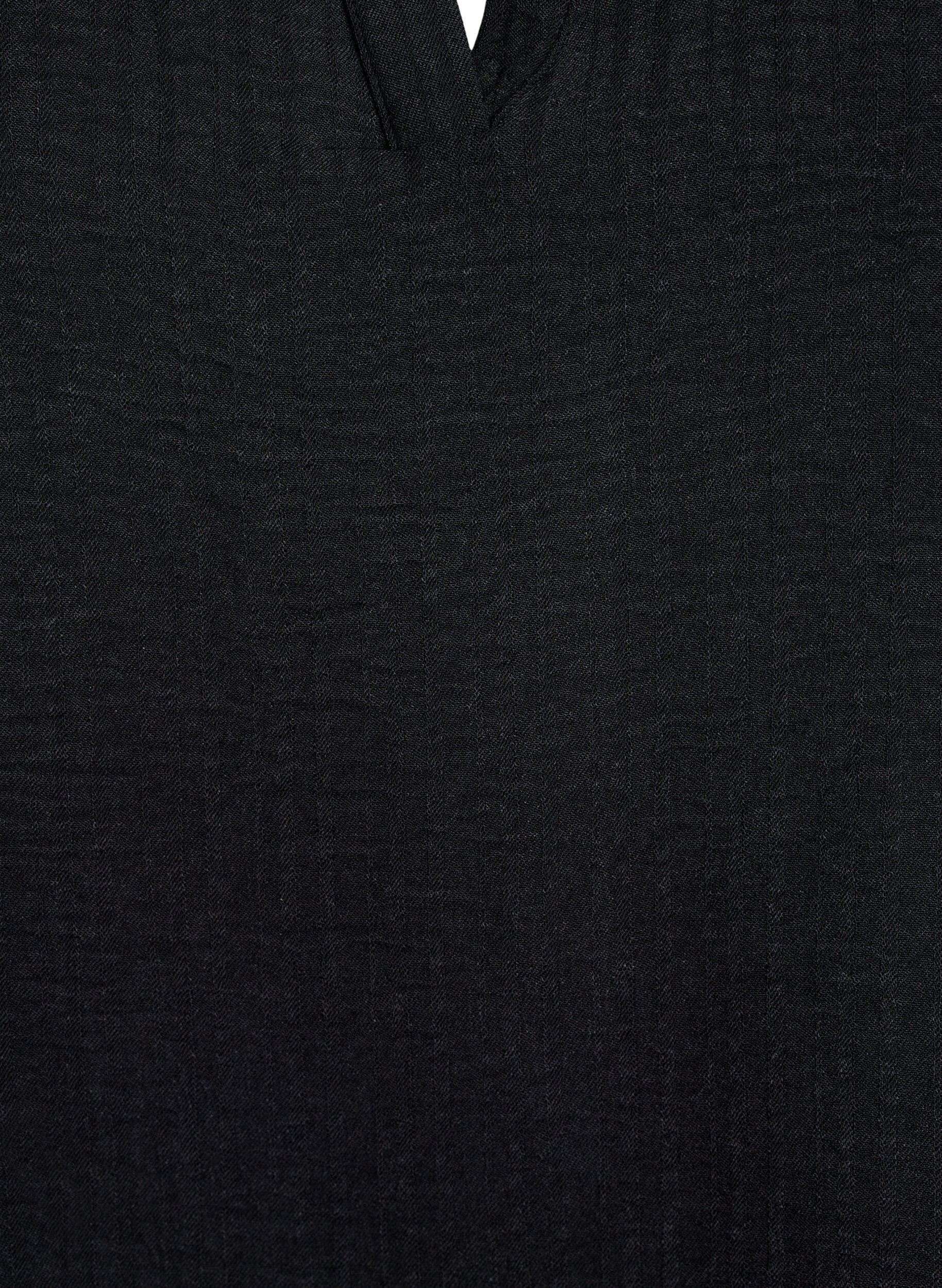 ZizzifashionLoose blouse with short sleeves, Black, Packshot image number 2