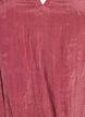 Blouse with V-neck and crinkled texture, Rose, Packshot image number 2