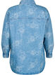 Denim jacket with flowers, Light Blue Denim, Packshot image number 1
