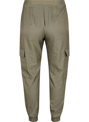 Cargo trousers with pockets, Dusty Olive, Packshot image number 1