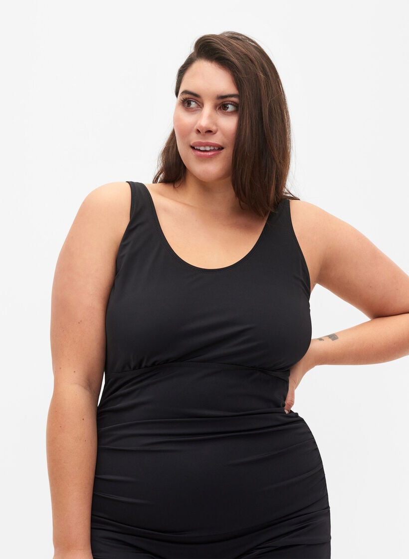 Swimsuit with legs, Black, Model image number 2