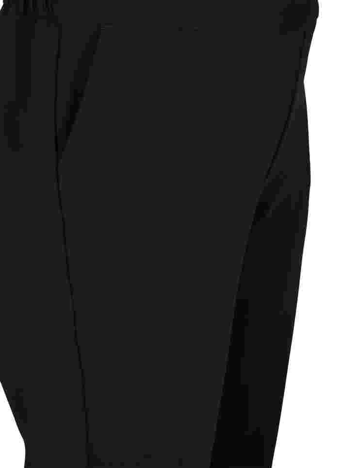 Classic wide leg trousers, Black, Packshot image number 2
