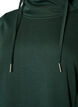 Sweatshirt with high collar and pockets, Green, Packshot image number 2