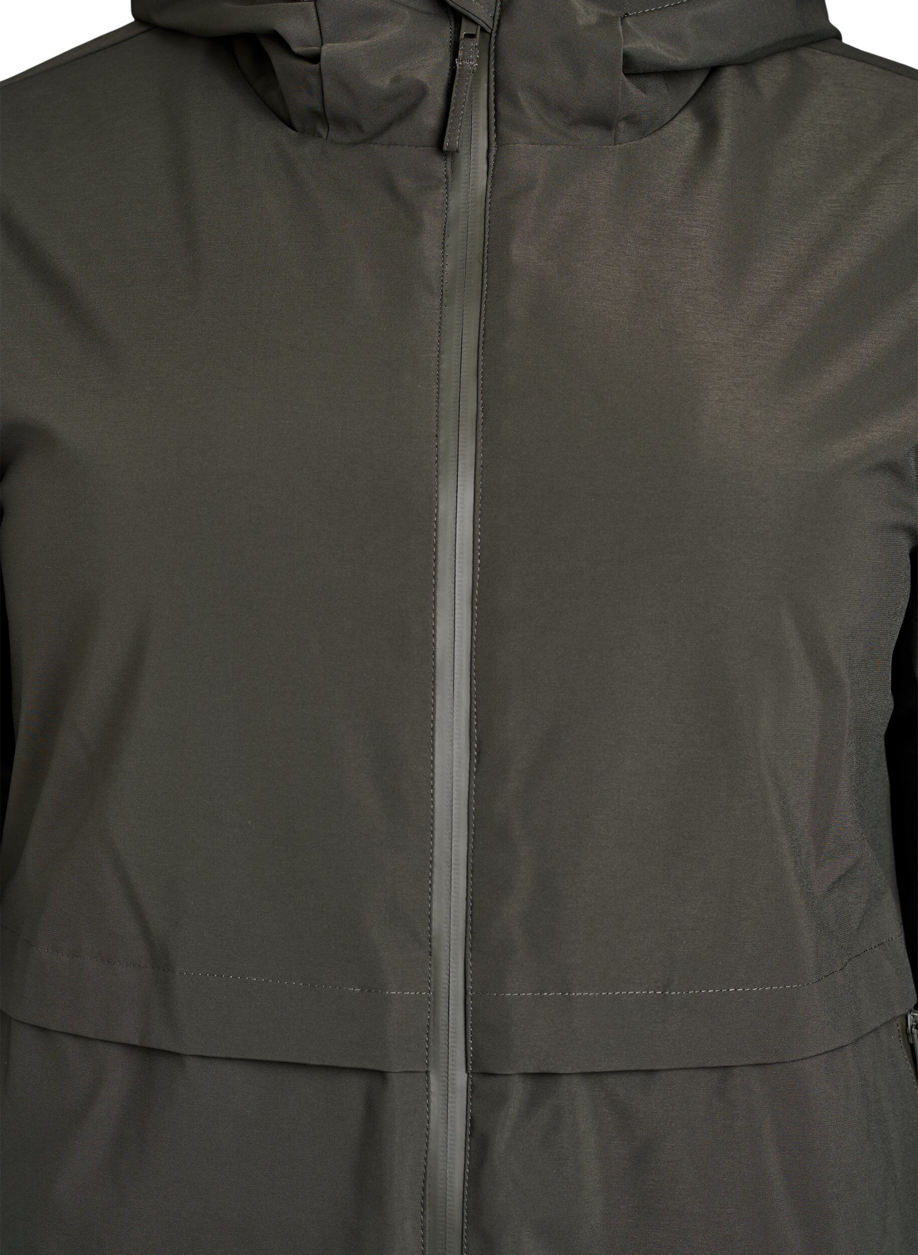 ZizzifashionWinter jacket with adjustable waist, Green, Packshot image number 2