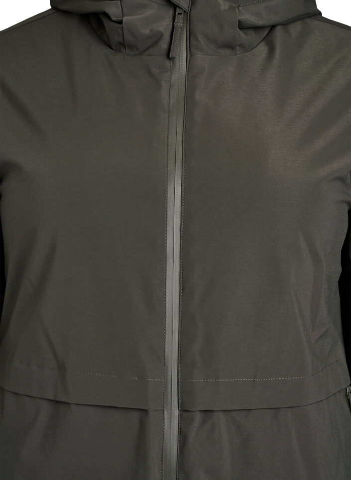 Winter jacket with adjustable waist, Green, Packshot image number 2