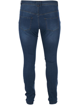 Extra slim fit Amy jeans with a high waist, Blue d. washed, Packshot image number 1