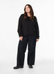 Soft knit with a round neck, Black, Model image number 1