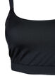 Bikini top with adjustable straps, Black, Packshot image number 2