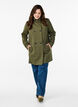 Water-repellent A-line spring jacket, Green, Model image number 1