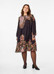 Midi dress with paisley print, Black Paisley, Model image number 2