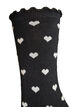 Cotton socks with patterns, Black, Packshot image number 2
