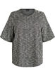Woven blouse with button detail, Vanilla, Packshot image number 0