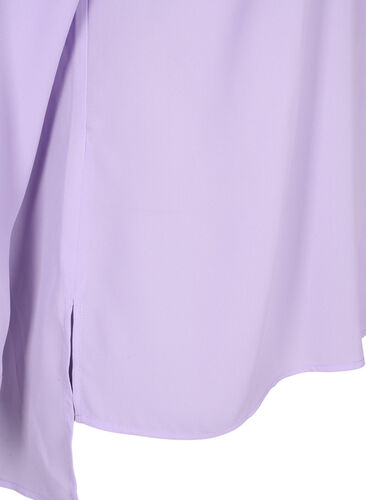 Long-sleeved shirt with v-neck, Purple Rose, Packshot image number 3