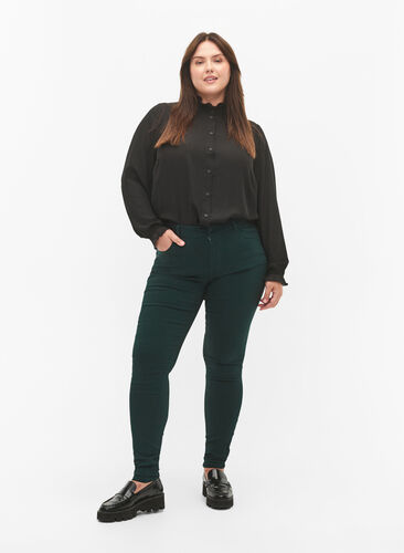 Slim fit trousers with pockets, Scarab, Model image number 0