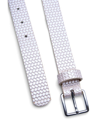 Belt with braided look, Mother Of Pearl, Packshot image number 2