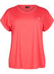 Solid-coloured workout T-shirt, Red, Packshot image number 0