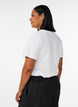 Cotton T-shirt with print, White, Model image number 2