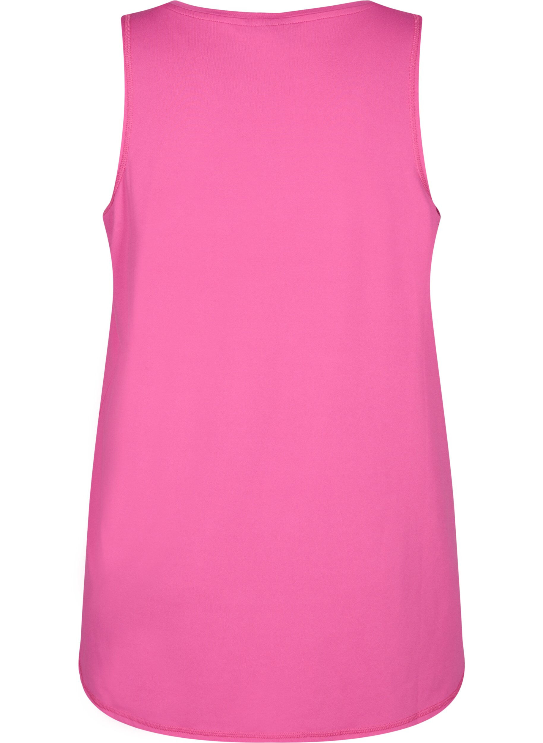 Zizzifashion V-neck training top, Raspberry Rose, Packshot image number 1
