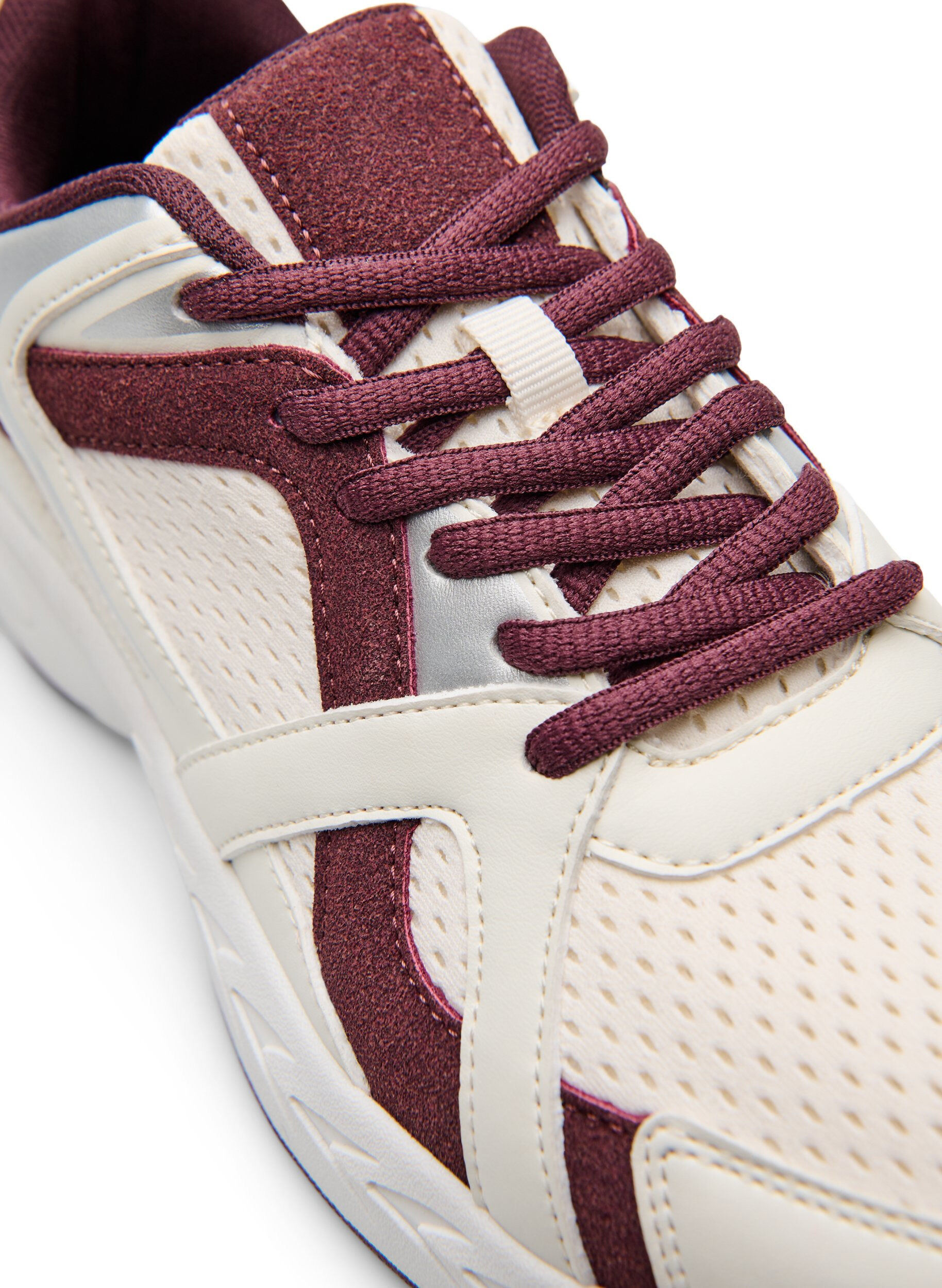 Zizzifashion Sporty sneakers with mesh, Red, Packshot image number 3