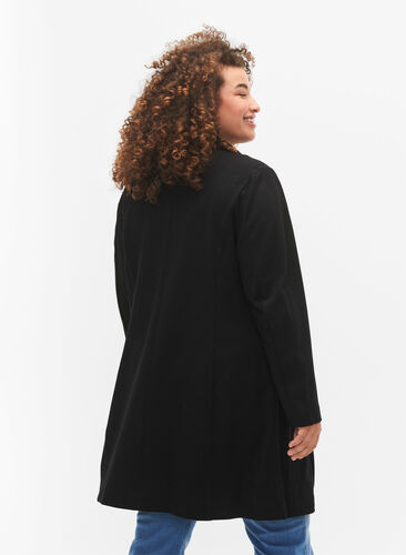 Long blazer, Black, Model image number 1