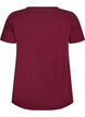 Basic plain cotton t-shirt, Dark Bordeaux, Packshot image number 1