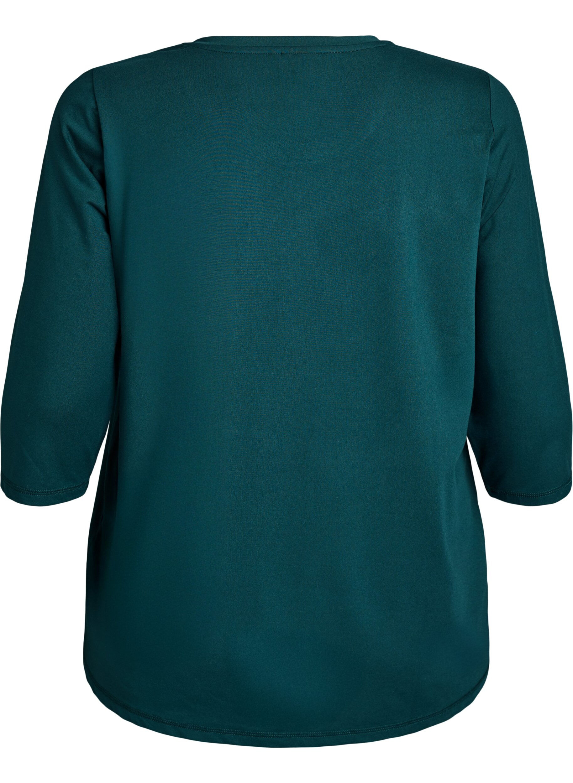 ZizzifashionSports top with 3/4 sleeves, Green, Packshot image number 1
