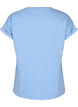 Melange t-shirt with short sleeves, Light Blue, Packshot image number 1
