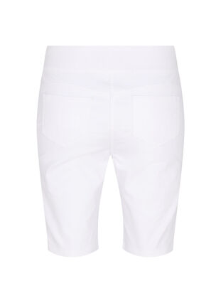 Close-fitting shorts with back pockets, White, Packshot image number 1