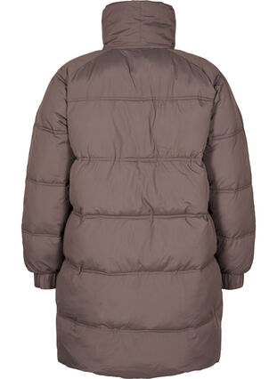 	 Winter jacket with pockets and high collar, Iron, Packshot image number 1