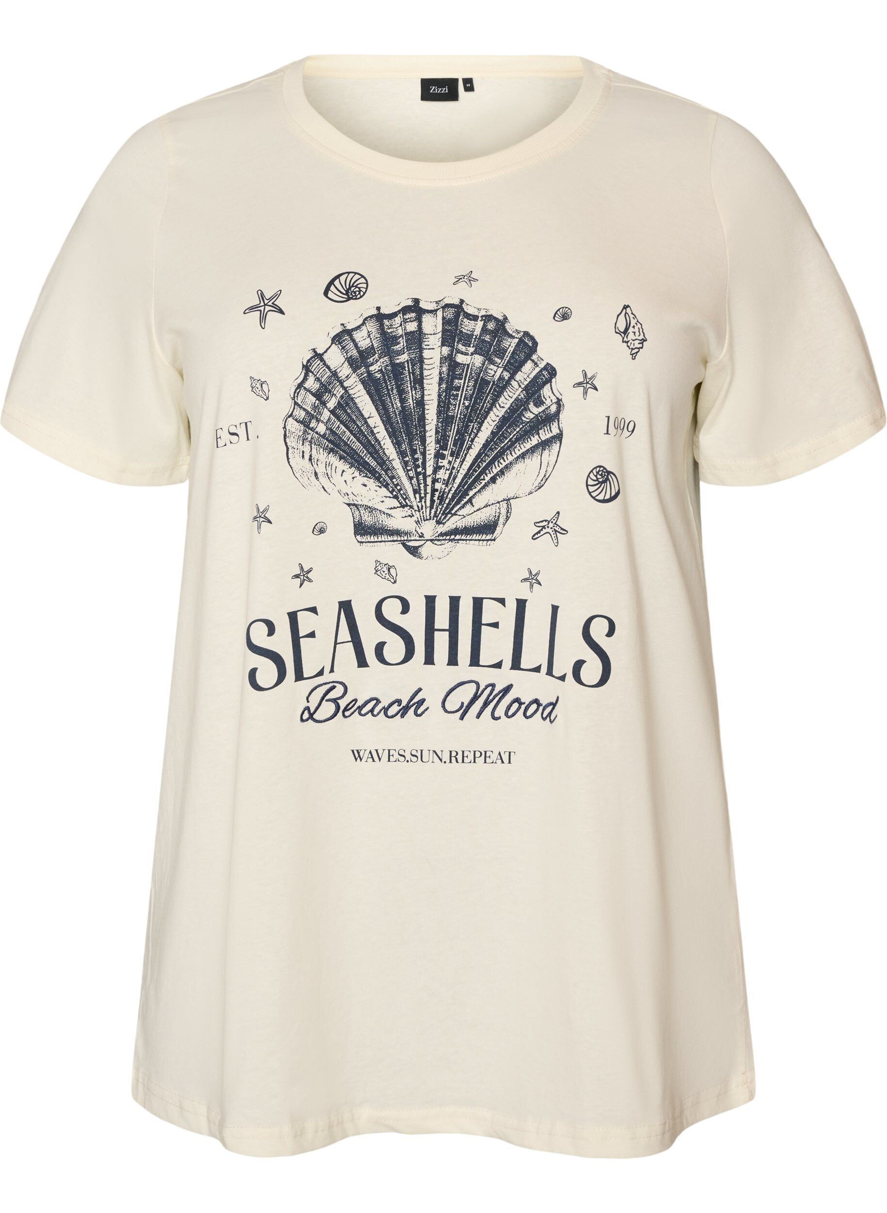 Cotton T-shirt with print