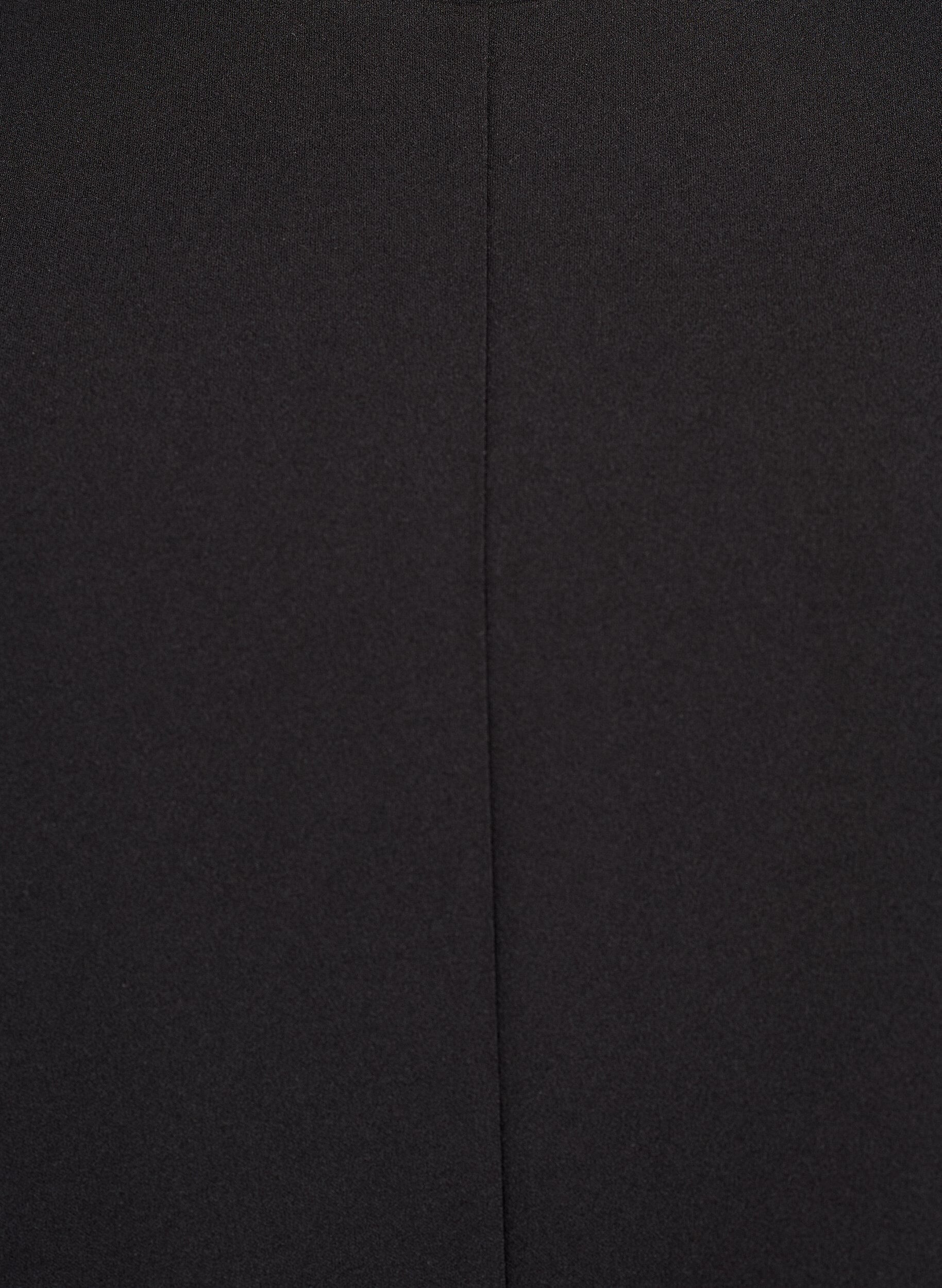 Zizzifashion Short-sleeved blouse with shaping darts, Black, Packshot image number 2