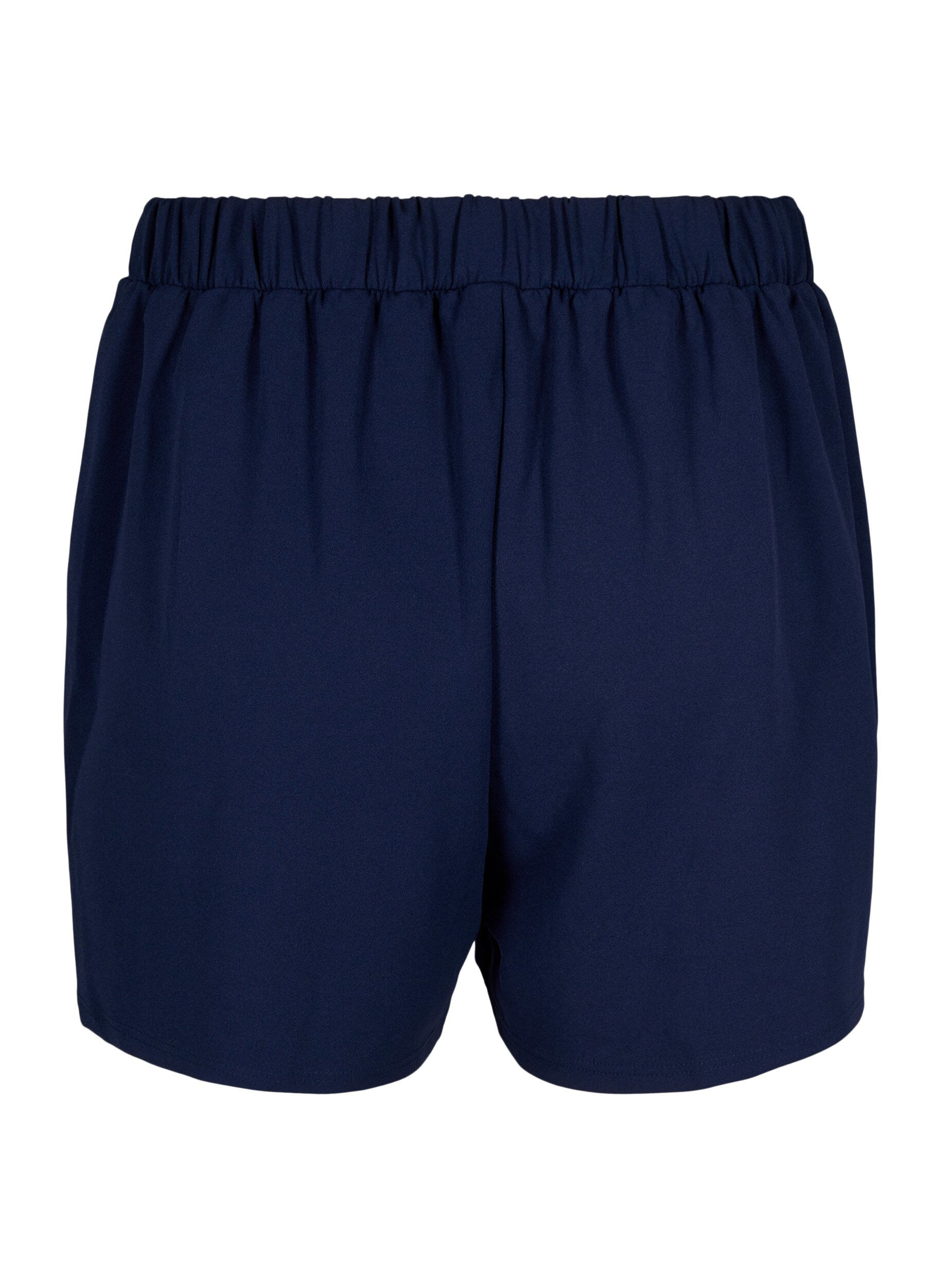 Zizzifashion Loose shorts with pockets, Blue, Packshot image number 1