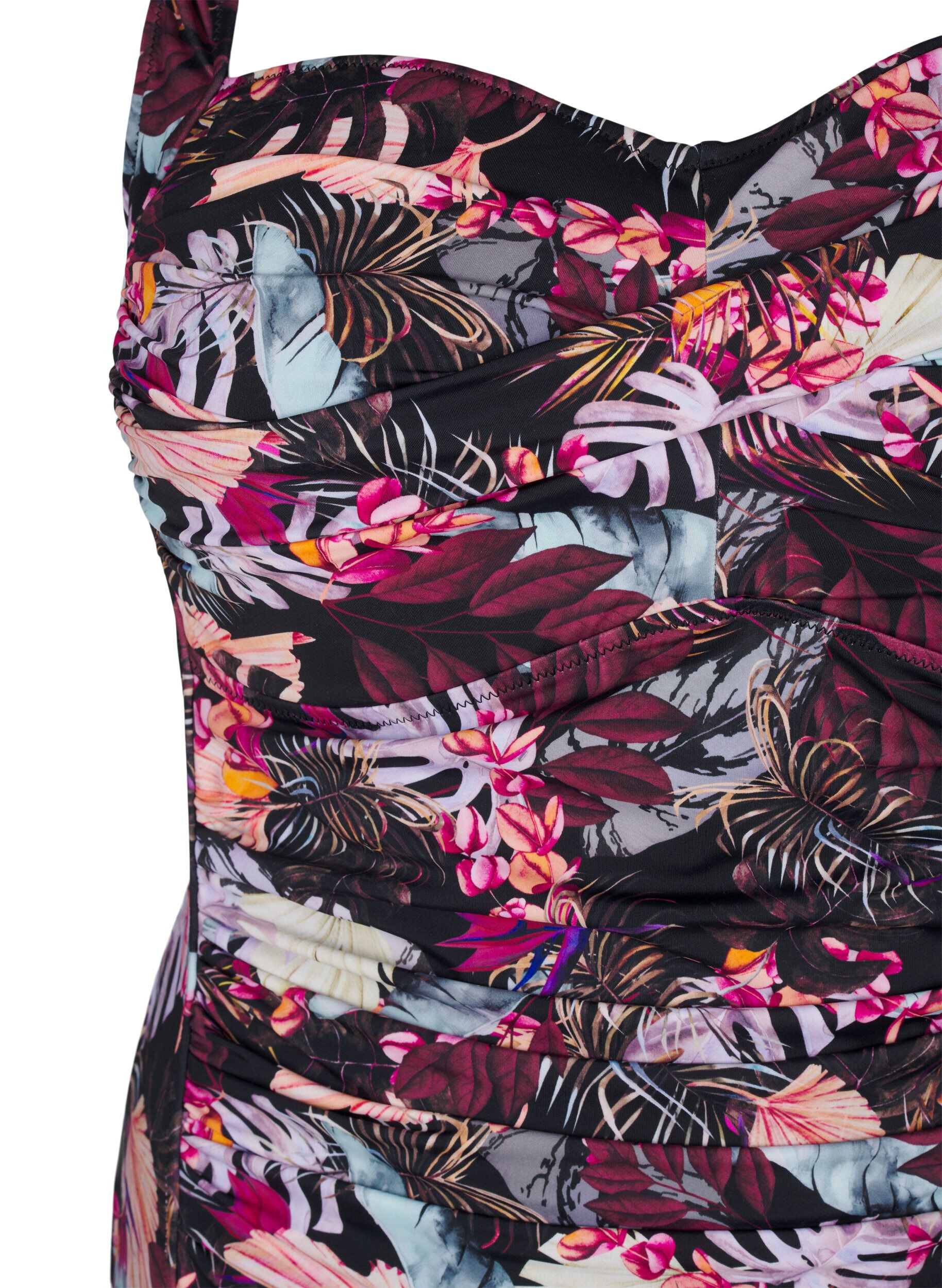 Zizzifashion Padded swimsuit with print, Red, Packshot image number 2