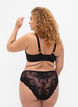 2-pack lace tai panties with regular waist., Black, Model image number 1