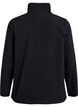 Fleece jacket with pockets, Black, Packshot image number 1