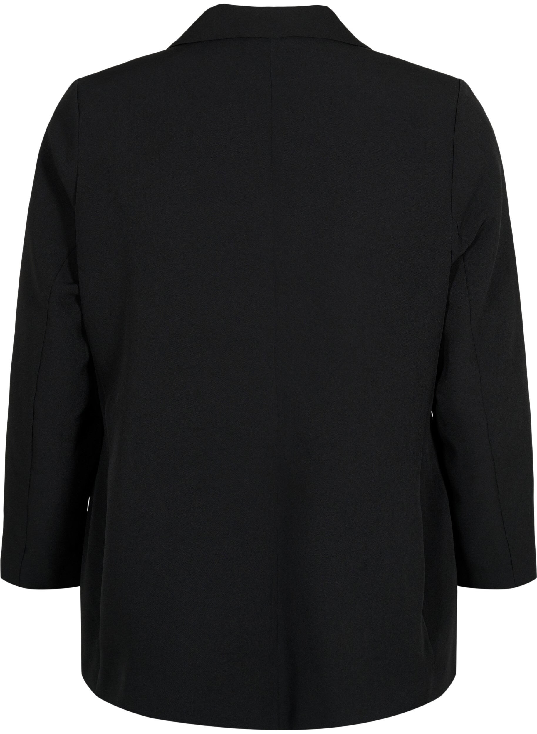 ZizzifashionClassic blazer with button closure, Black, Packshot image number 1
