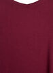 Solid-coloured basic cotton T-shirt, Dark Bordeaux, Packshot image number 2