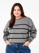 Sweatshirt with stripes, MGM w. Black Stripe, Model image number 0