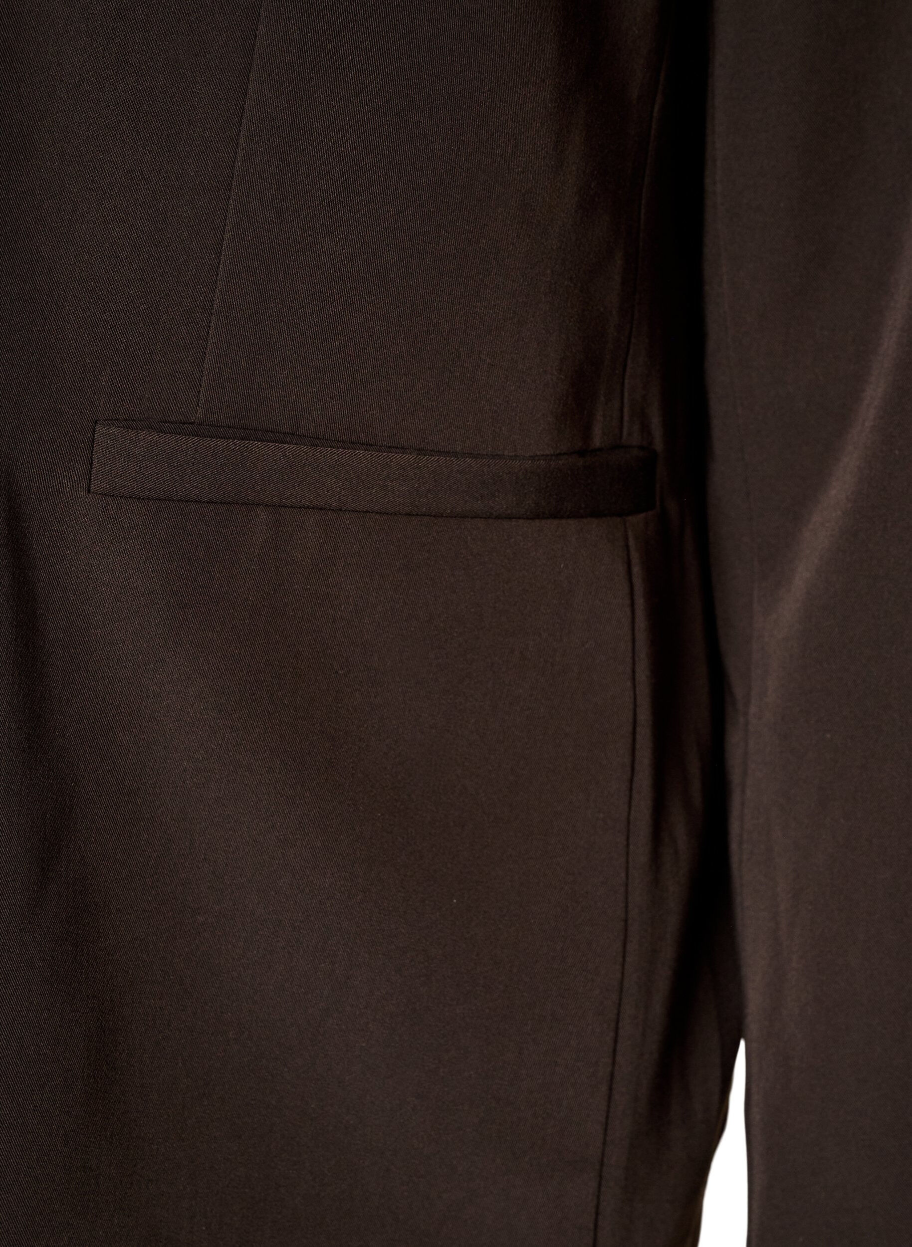 ZizzifashionDouble-breasted blazer with a loose fit, Brown, Packshot image number 3