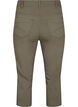 Close-fitting capri trousers in viscose mix, Dusty Olive, Packshot image number 1