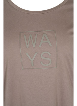 Short-sleeved cotton t-shirt with a print, Falcon WAYS, Packshot image number 2