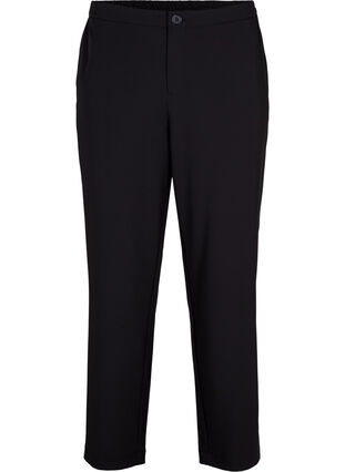 Classic trousers with pockets, Black, Packshot image number 0